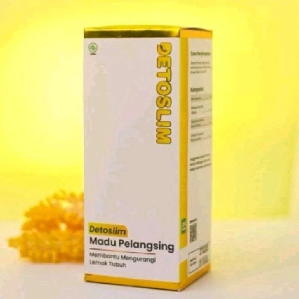 Detoslim - Madu Detoslim 1 Botol | Madu Diet Turunkan Berat Badan dan Penghilang Lemak