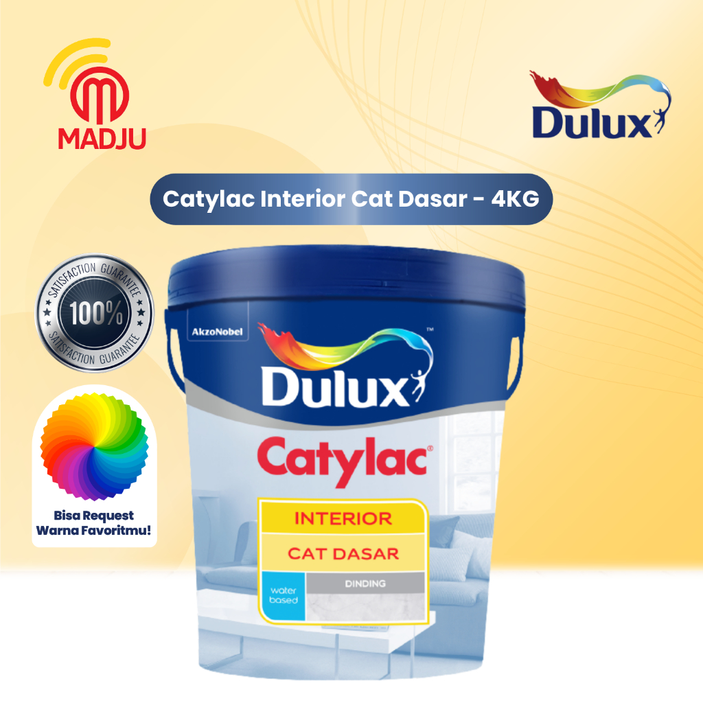 Dulux Catylac Interior Cat Dasar 4 kg Cat Tembok Dasar Dulux Catylac
