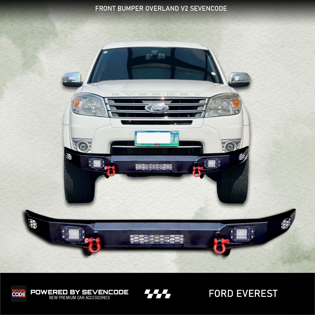 FRONT FULL BUMPER GUARD TANDUK CUSTOM DEPAN OVERLAND V2 SEVENCODE - FORD EVEREST