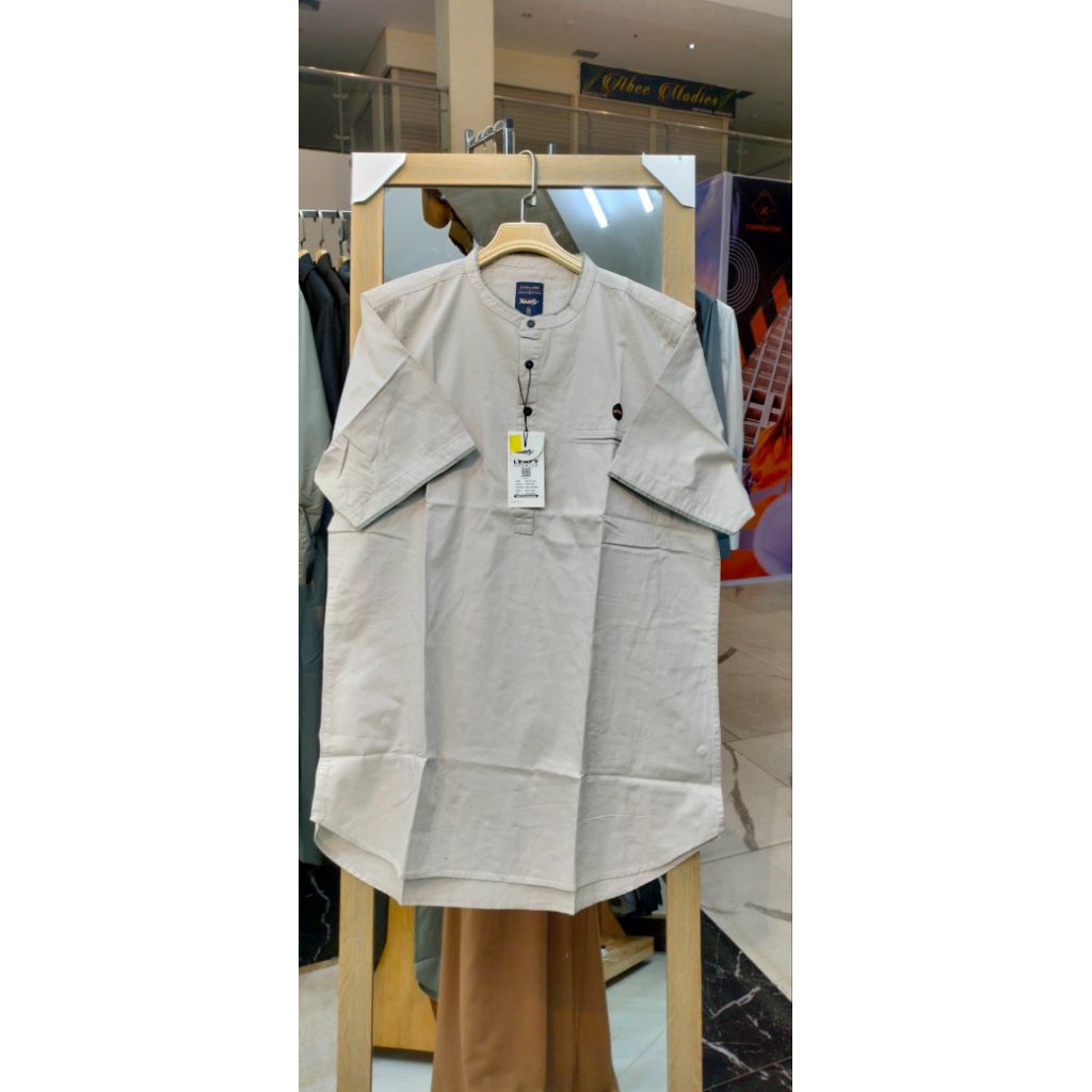 LEAFY KURTA LENGAN PENDEK SN 032///LEAFY KURTA MODEL TERBARU ///ATASAN PRIA KEKINIAN 2026