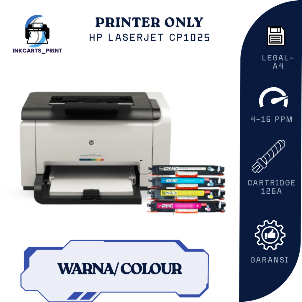 Printer HP LaserJet CP1025 Color | Printer Laser Warna