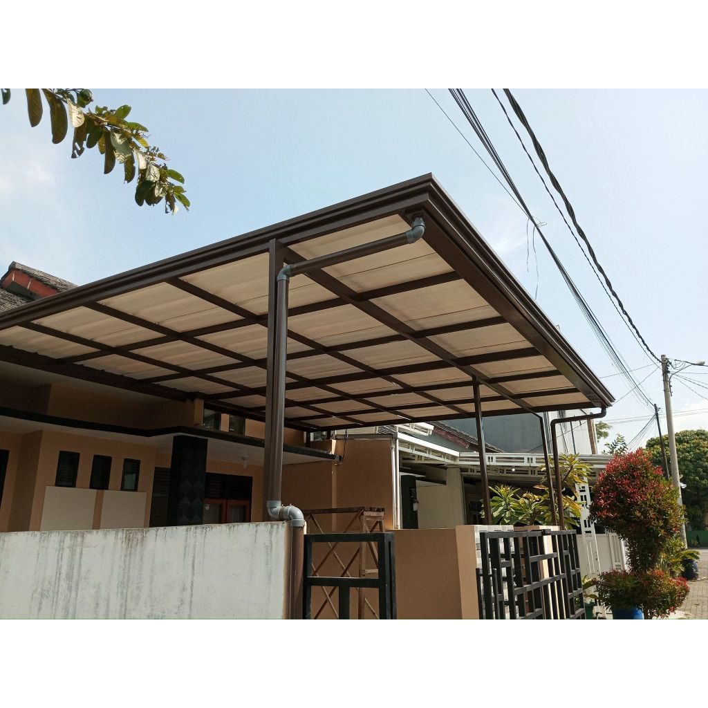 Kanopi besi minimalis besi hollo galvanis