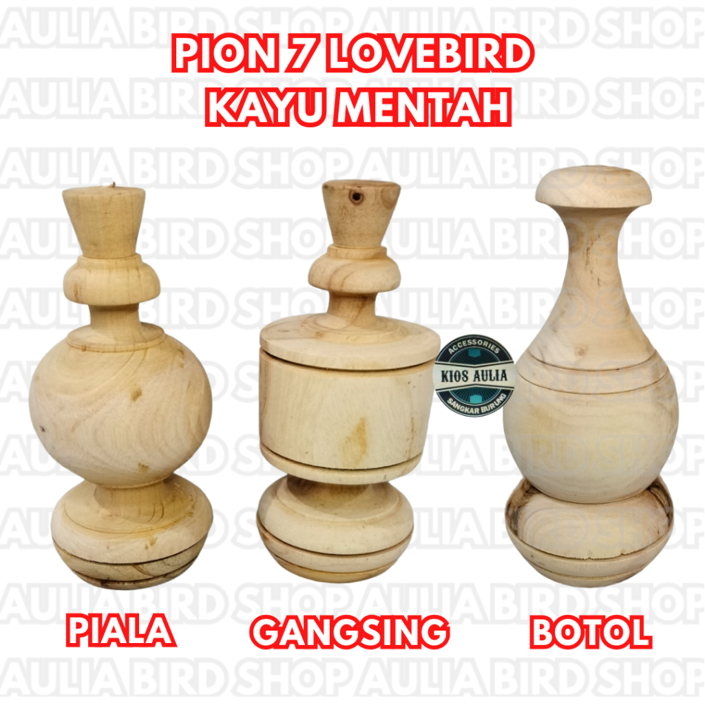 (GROSIR ECER) PION 7 MENTAH LOVEBIRD SANGKAR KANDANG BURUNG LOVEBIRD