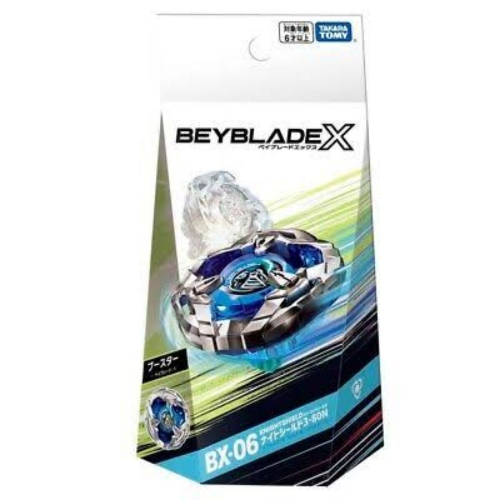 NEW ORIGINAL beyblade x BX 06 knight shield takara tomy baru asli booster mainan gasing toys boys an