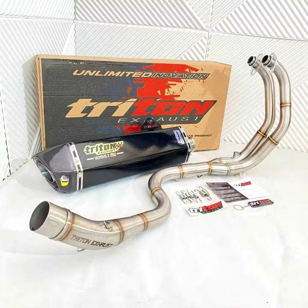 Knalpot Kawasaki Versys 250 Triton Exhaust Neuro Series Fullsystem