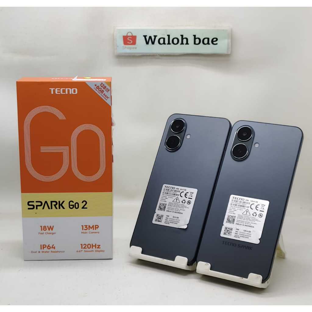 Tecno Spark Go 2 3/64 4/64 4/128 GB Garansi Resmi Indonesia Second