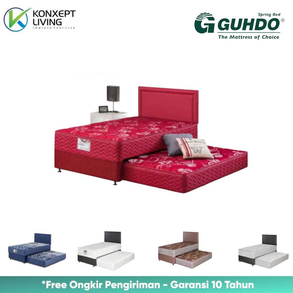 Kasur Springbed Guhdo 2 in 1 New Prima Ukuran 140x200