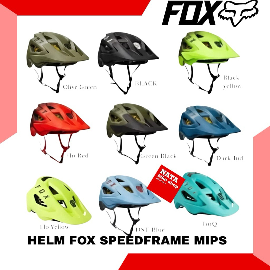 Helm Sepeda FOX Speedframe MIPS Helm MTB Fox Helm Sepeda