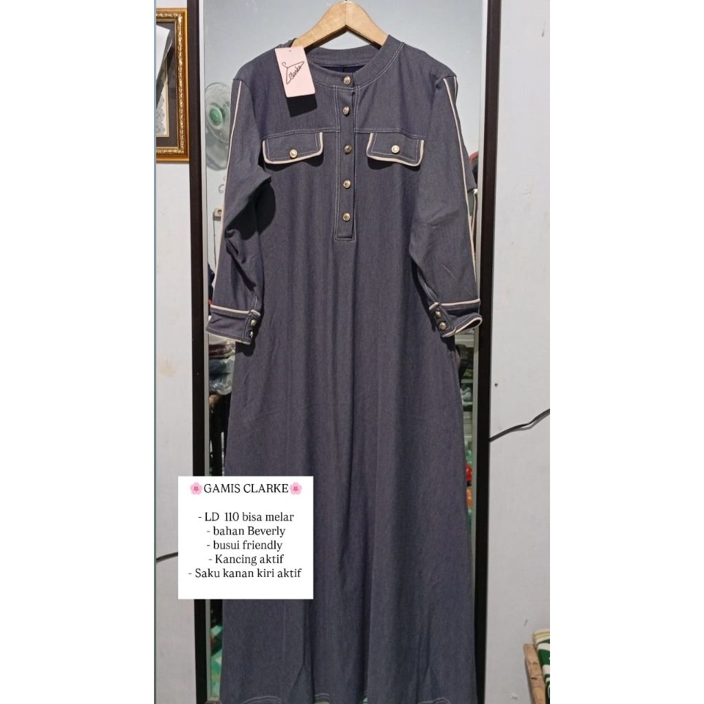 GAMIS CLARKE || GAMIS DENIM || MANSET GAMIS
