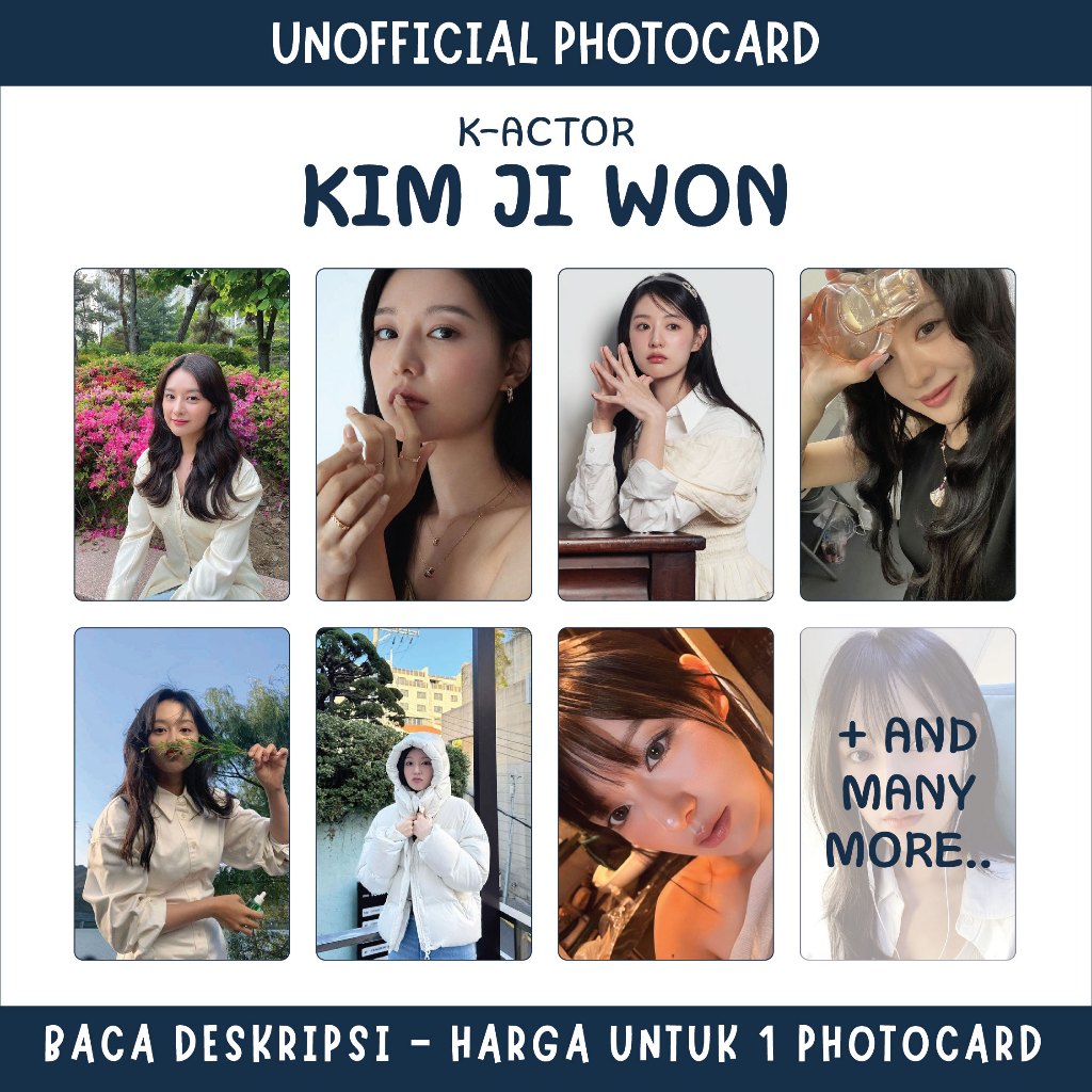 PHOTOCARD SELCA KOREAN ACTOR - KIM JI WON