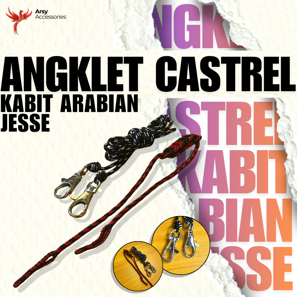 Angklet Arabian Jesse Burung Alap-Alap Sapi Kestrel/Kabit Alap Alap Capung