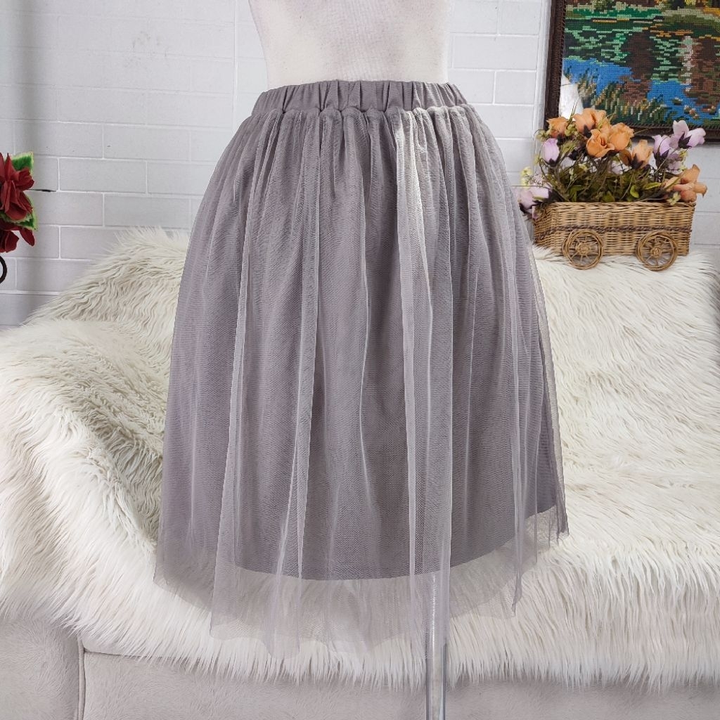 tulle skirt rok tutu abu abu tutu skirt grey rok olahraga