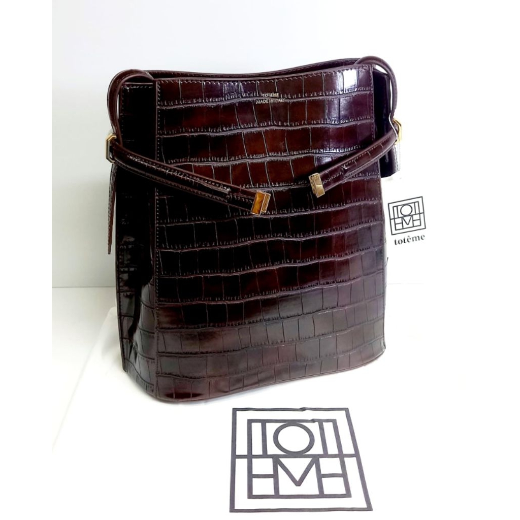 TAS WANITA SHOULDER BAG CROCO GLOSSY