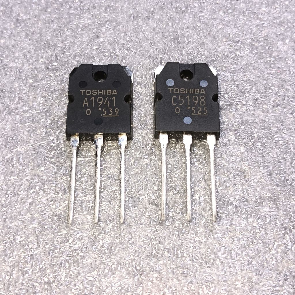 1 Set Transistor Final C5198 dan A1941 Original Toshiba