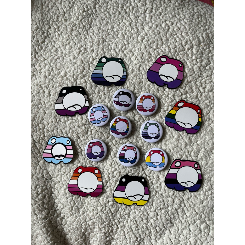 Pride froggies sticker stiker kodok