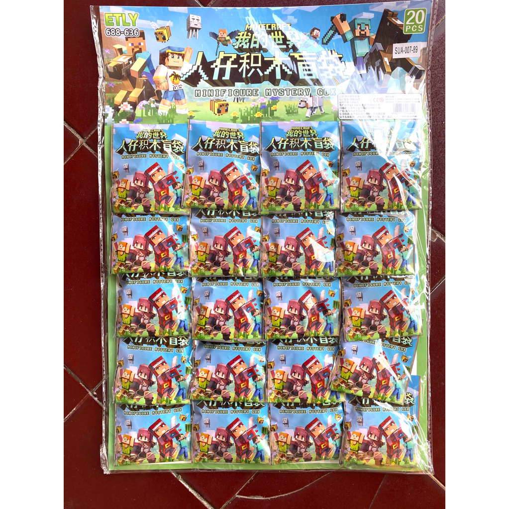 Mainan Block Layar Tentara/Mini Figure Isi 20Pc