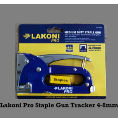 JETJO TOOLS 101771 STEPLES TEMBAK UKURAN 4-8mm MURAH / STAPLE GUN TRACKER 4-8mm LAKONI PRO MURAH