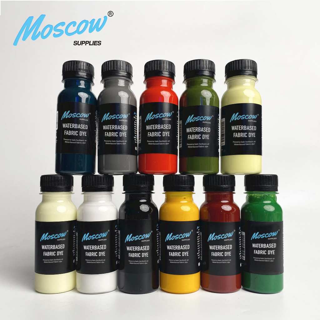 Cat Sepatu / Tas / Topi Moscow Waterbased Dye 100 ML