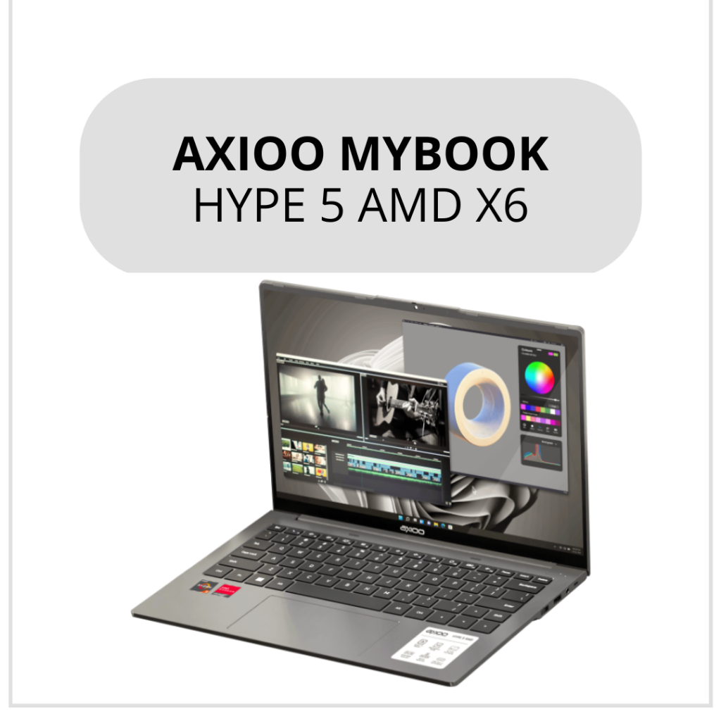 AXIOO MYBOOK HYPE 5 AMD X6 AMD RYZEN 5 6600H 16GB 512GB 14" WIN