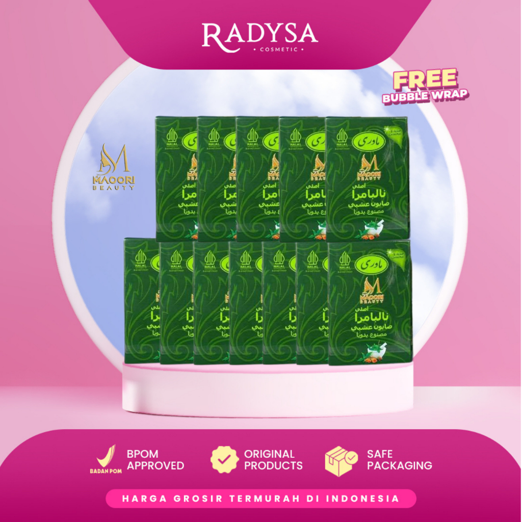RADYSA - PAKET USAHA [ISI 12 PCS] D'Maoori Nalpamara Sabun Arab || Grosir Sabun Arab Nalpamara D'MAO