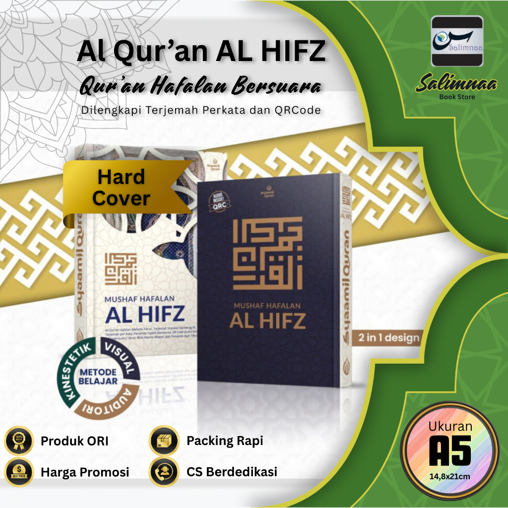 ORI AlQuran Al Hifz A5 HC Hafalan bersuara Terjemah Perkata Tajwid Audio Tilawah - Syaamil Quran