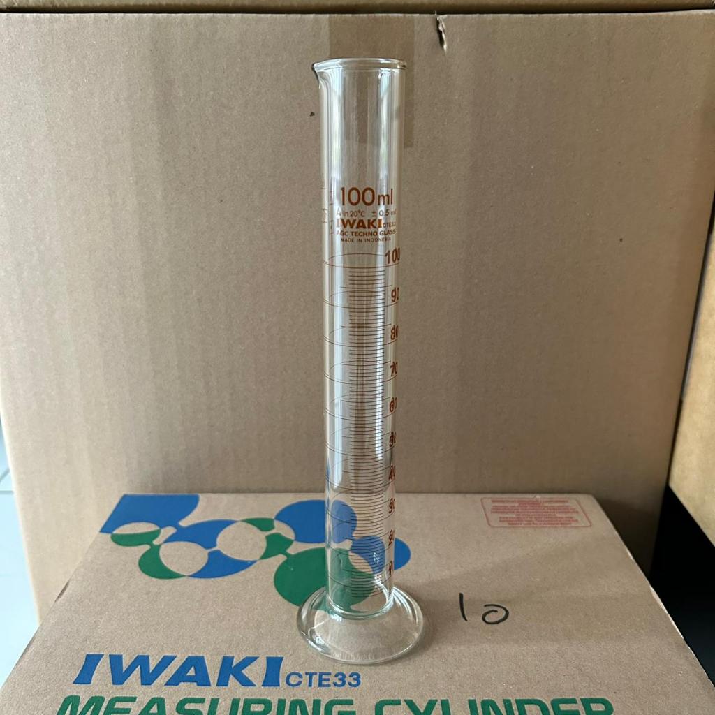 IWAKI Gelas Ukur Measuring Cylinder 100ml