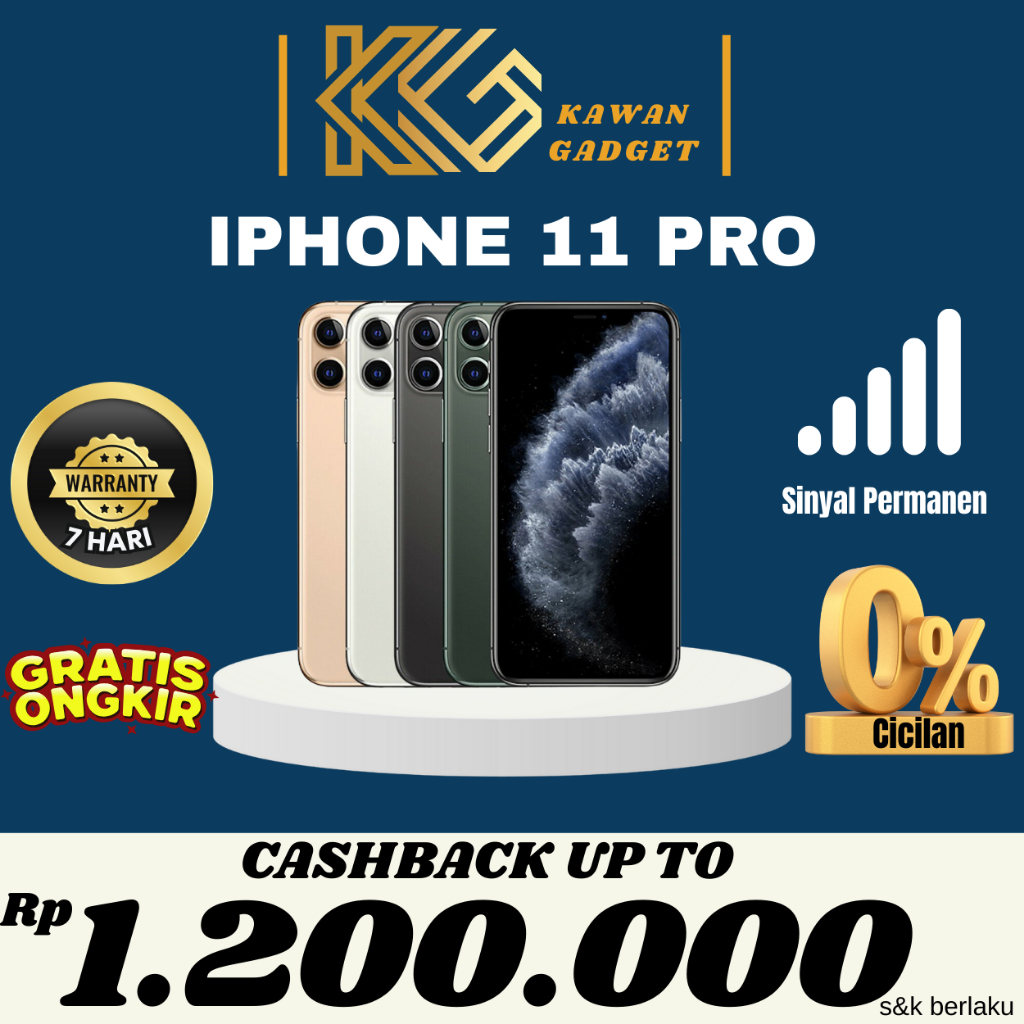 Apple | Iphone 11 Pro iBox 512GB 256GB 64GB Second Fullset Original