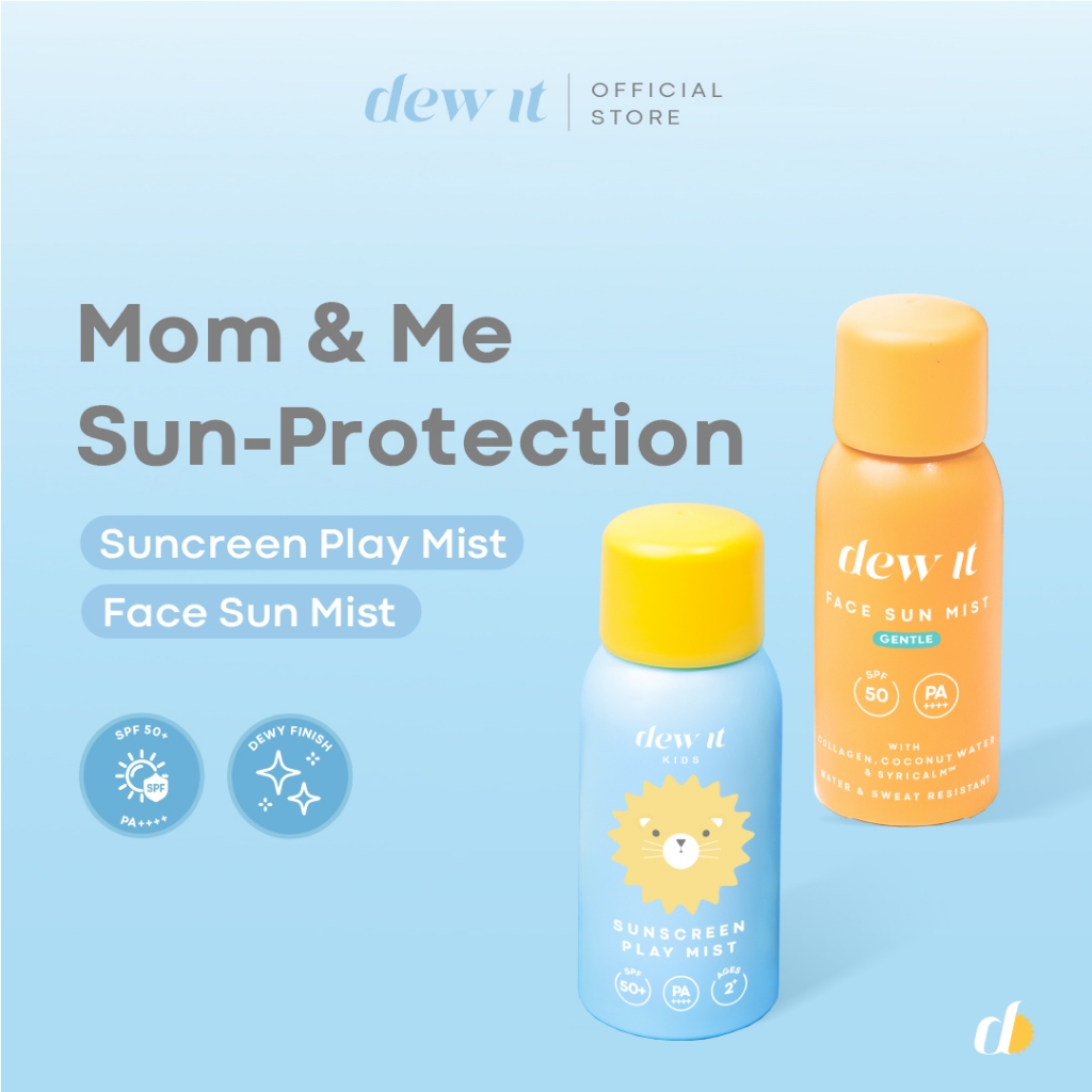 [BUNDLE] Dew It - Mom & Me Sunscreen Spray | Non Aerosol, Sunscreen Spray Kolagen | Sunscreen Spray 