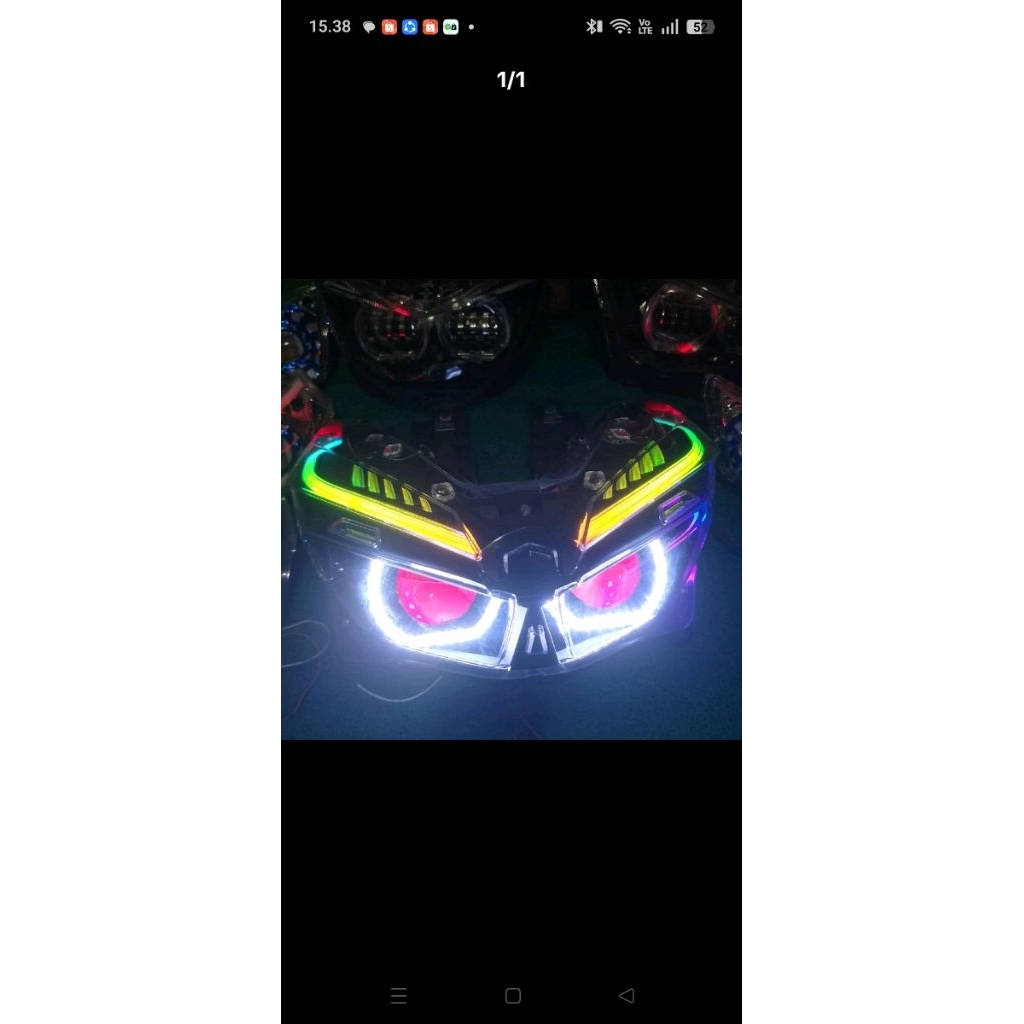 HEADLAMP VARIO LED NEW ALIS RGB ANDROID BELANG