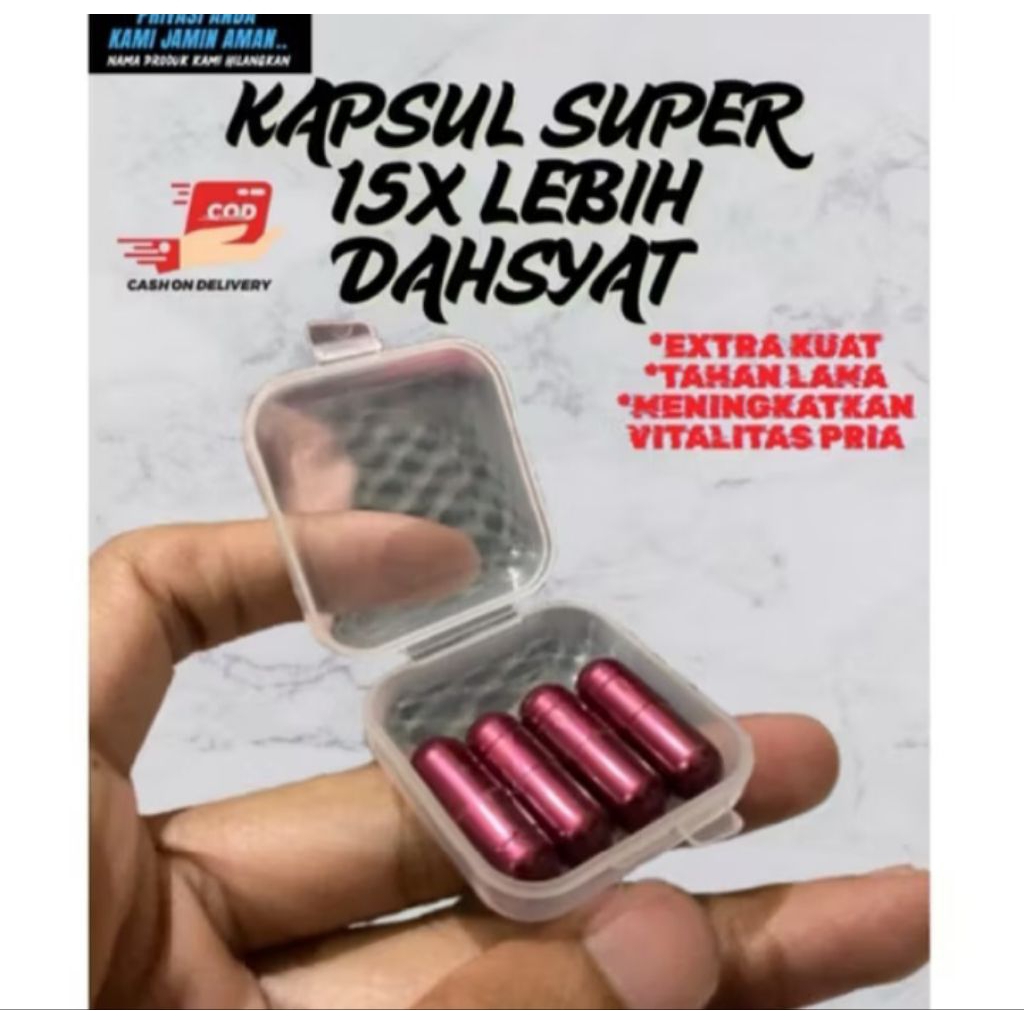 Play boy kapsul Stamina Pria  Isi 4  ORIGINAL