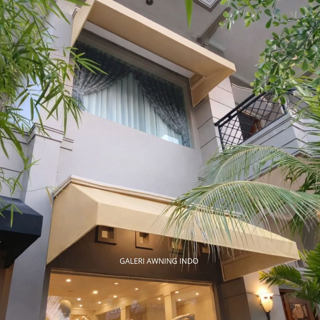 Kanopi Kain Awning Elegan – Bikin Teras Lebih Nyaman pemasangan cepat tukang ahli