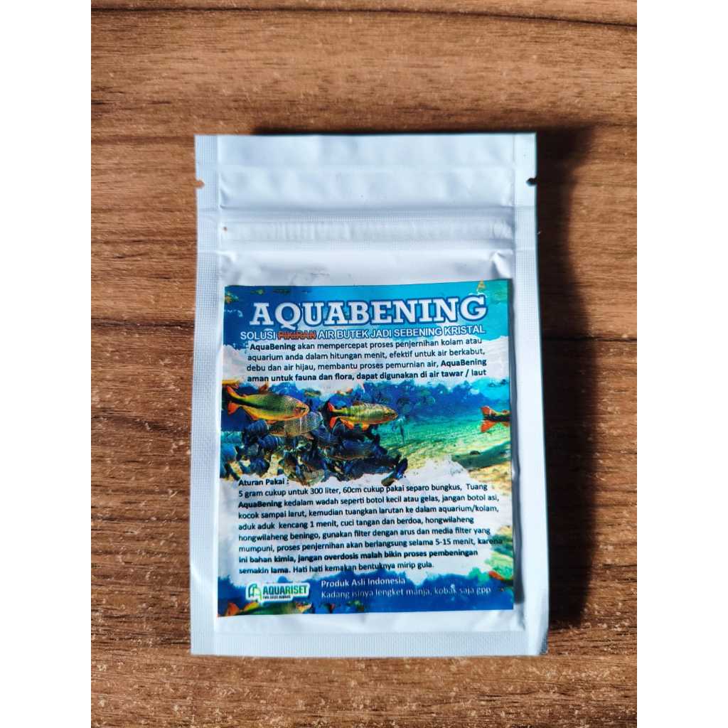 AQUA BENING PENJERNIH AIR AQUARIUM 5 GRAM AQUARISET