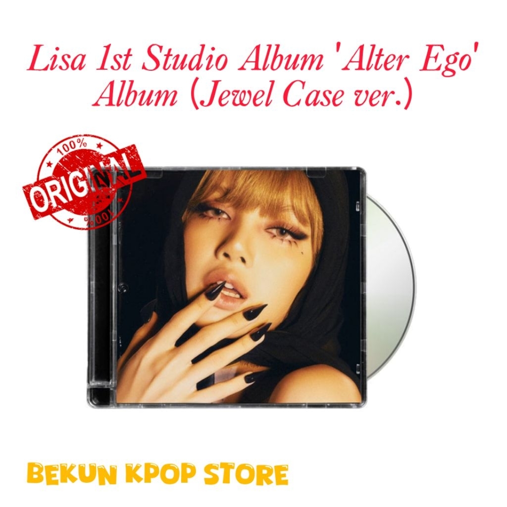 [BACA DESKRIPSI] Lisa 1st Studio Album 'Alter Ego' Album (Jewel Case ver.) | Original Album