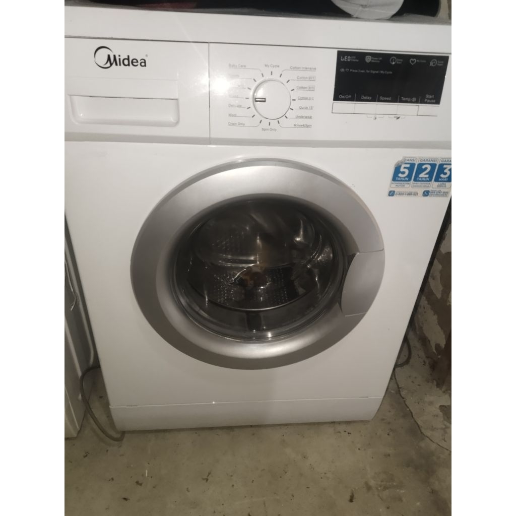 mesin cuci midea front loading