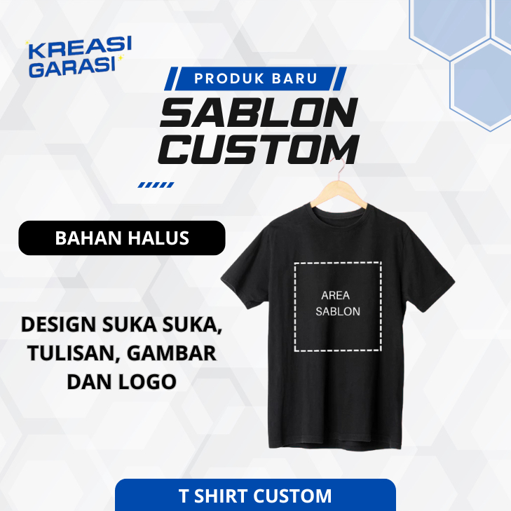 Kreasi Garasi - Sablon T shirt DTF  Desain Sendiri Bisa Satuan - Bikin kaos satuan