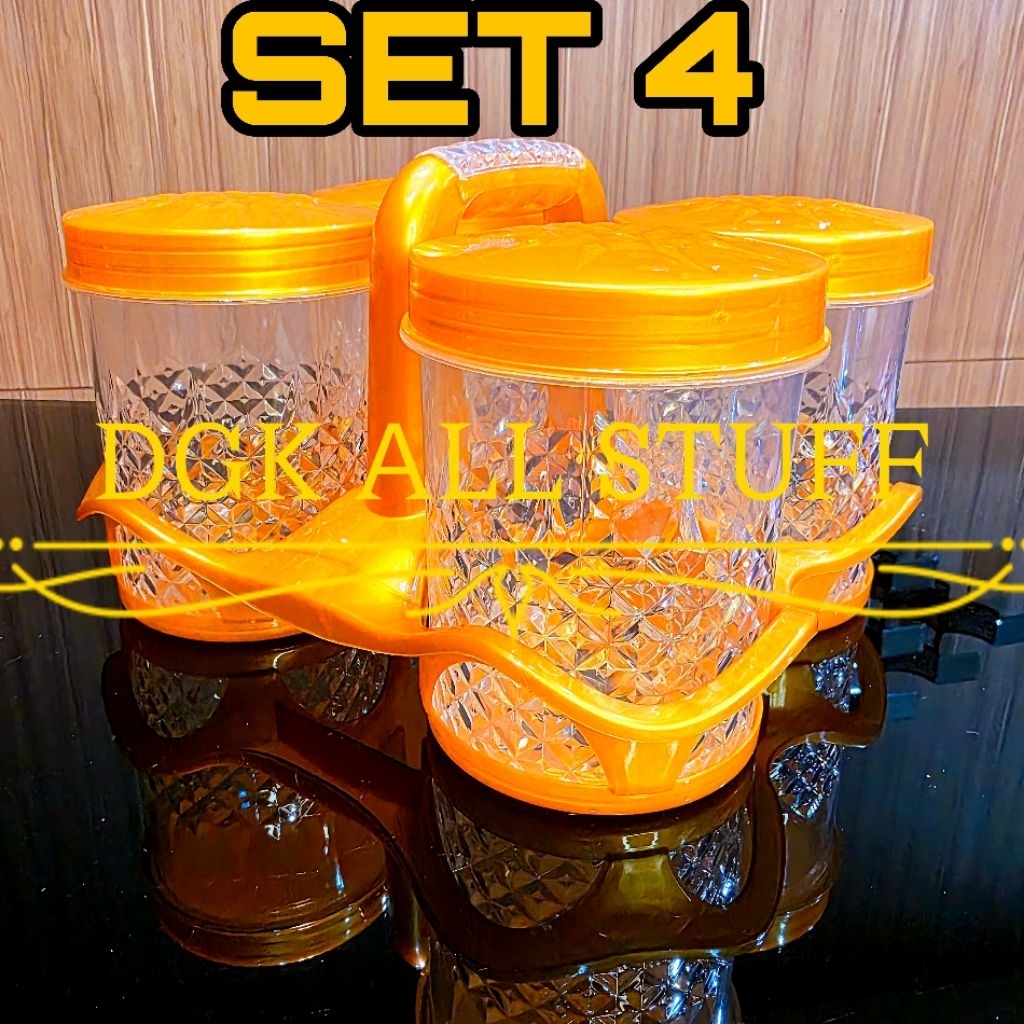 Toples Stoples Tonam Topnam Tempat Wadah Bulat Nampan Alas SET Kue Kering Nastar Lebaran Ramadhan Ra