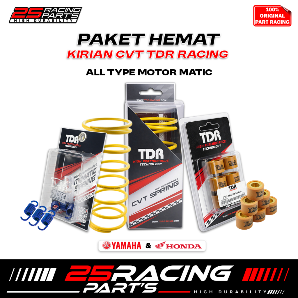 PAKET AKSELERASI TDR UPGRADE BEAT VARIO NMAX paket upgrade vario 125 beat fi nmax aerox lexi mio mo 