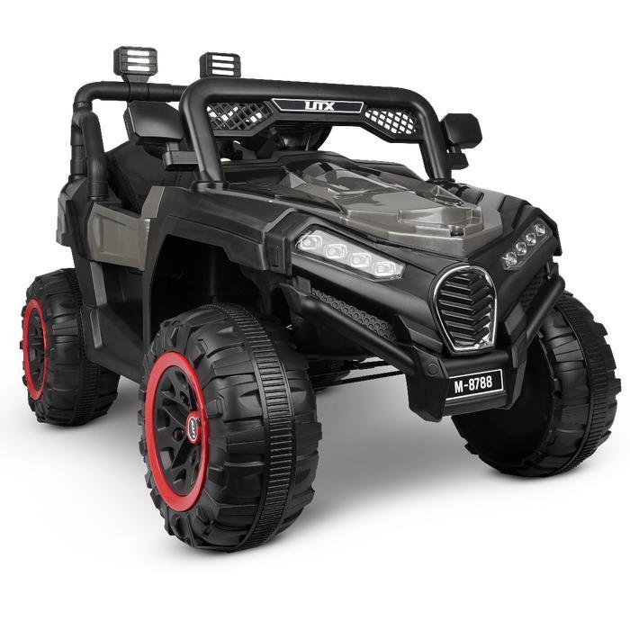 Mobil Aki Anak PMB UTX M8788 Jeep Double Gearbox 2x6V Gear Box Mobil Mobilan Jeep