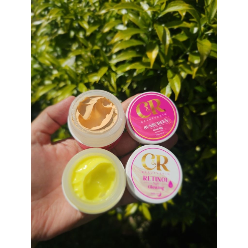 Cream siang malam (Sunscreen dan Retinol)