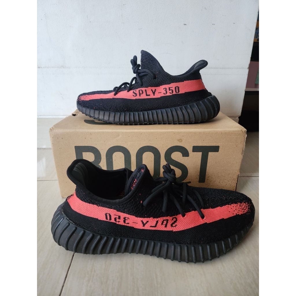 Yeezy Boost 350 V2 Core Black Red US 11.5 bekas second