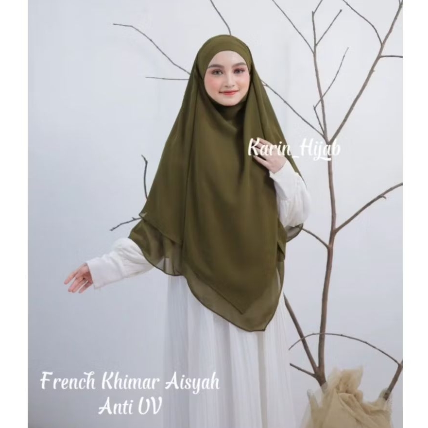 JIILBAB HIJAB KERUDUNG BERGO FRENCH KHIMAR CADAR TALI AISYAH NIQAB SYARI CERUTI PREMIUM