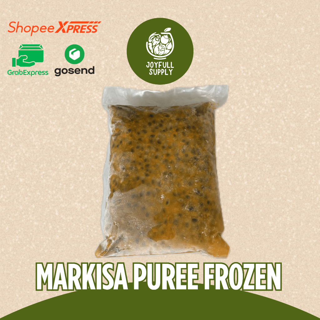 Markisa Frozen / Passion Fruit Puree Frozen/ Markisa Puree Frozen 1KG
