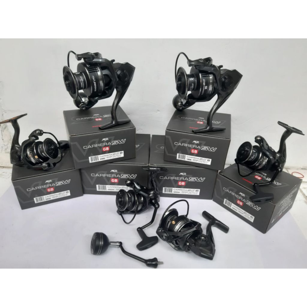 Reel Maguro Carrera SW 1000 2000 3000 4000 AK 5000 AK 6000 AK Gulungan pancing carerra spinning kuat