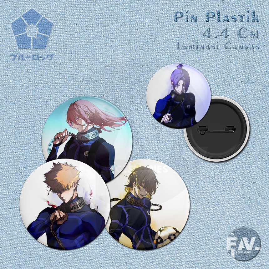 Pin Button ANIME BLUE LOCK CHAIN Pin Bros