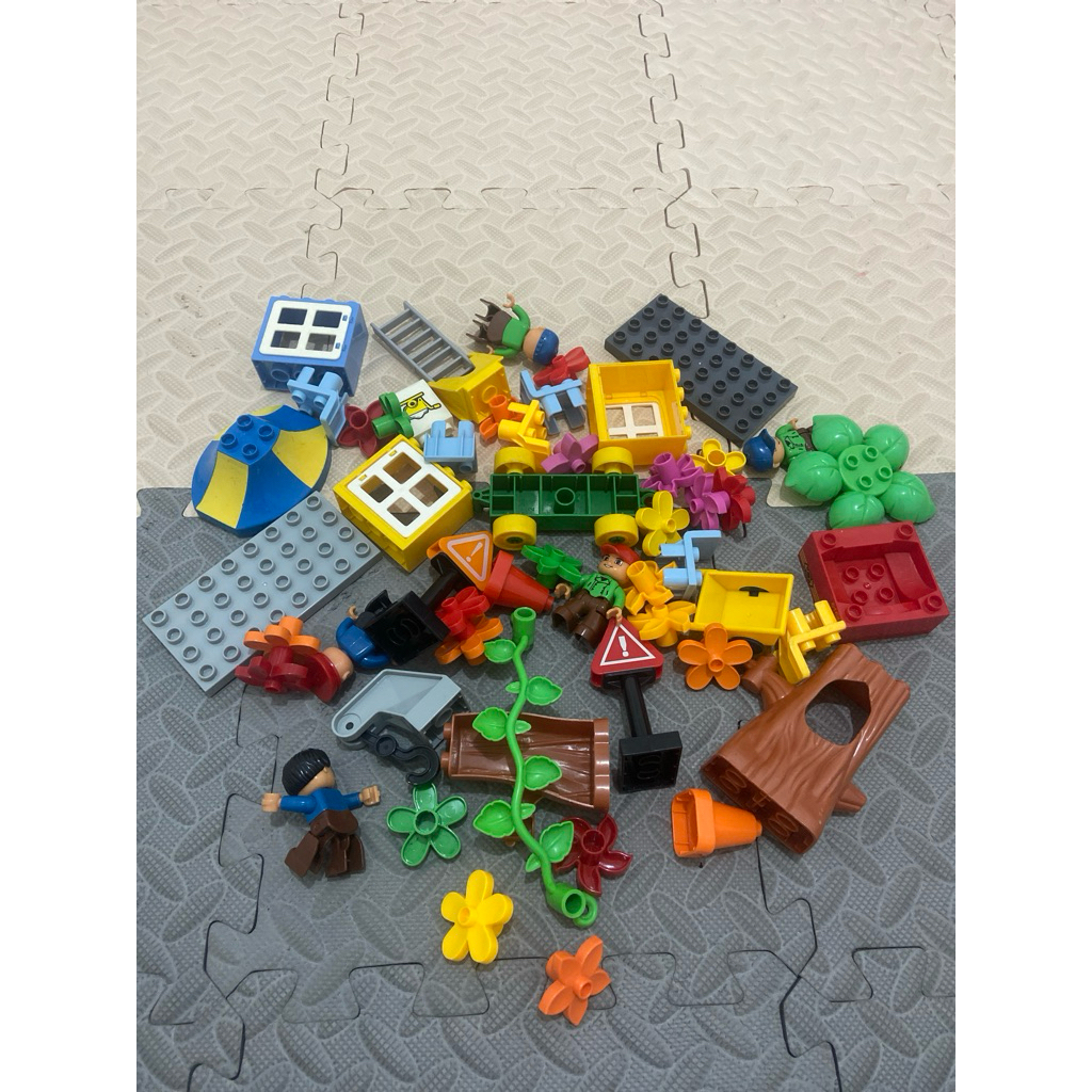 printilan part lego duplo kw berbagai bentuk