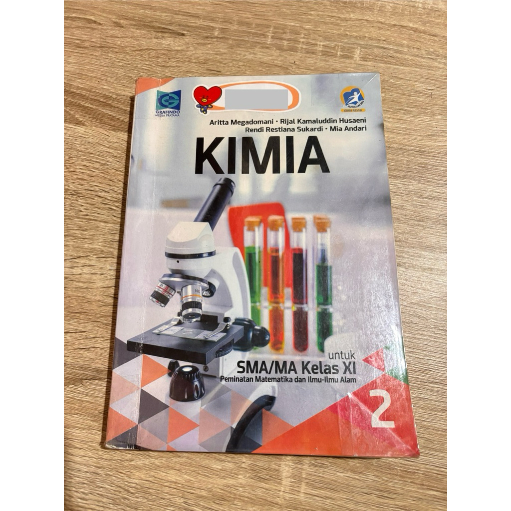 buku kimia kelas 11 grafindo ori bekas