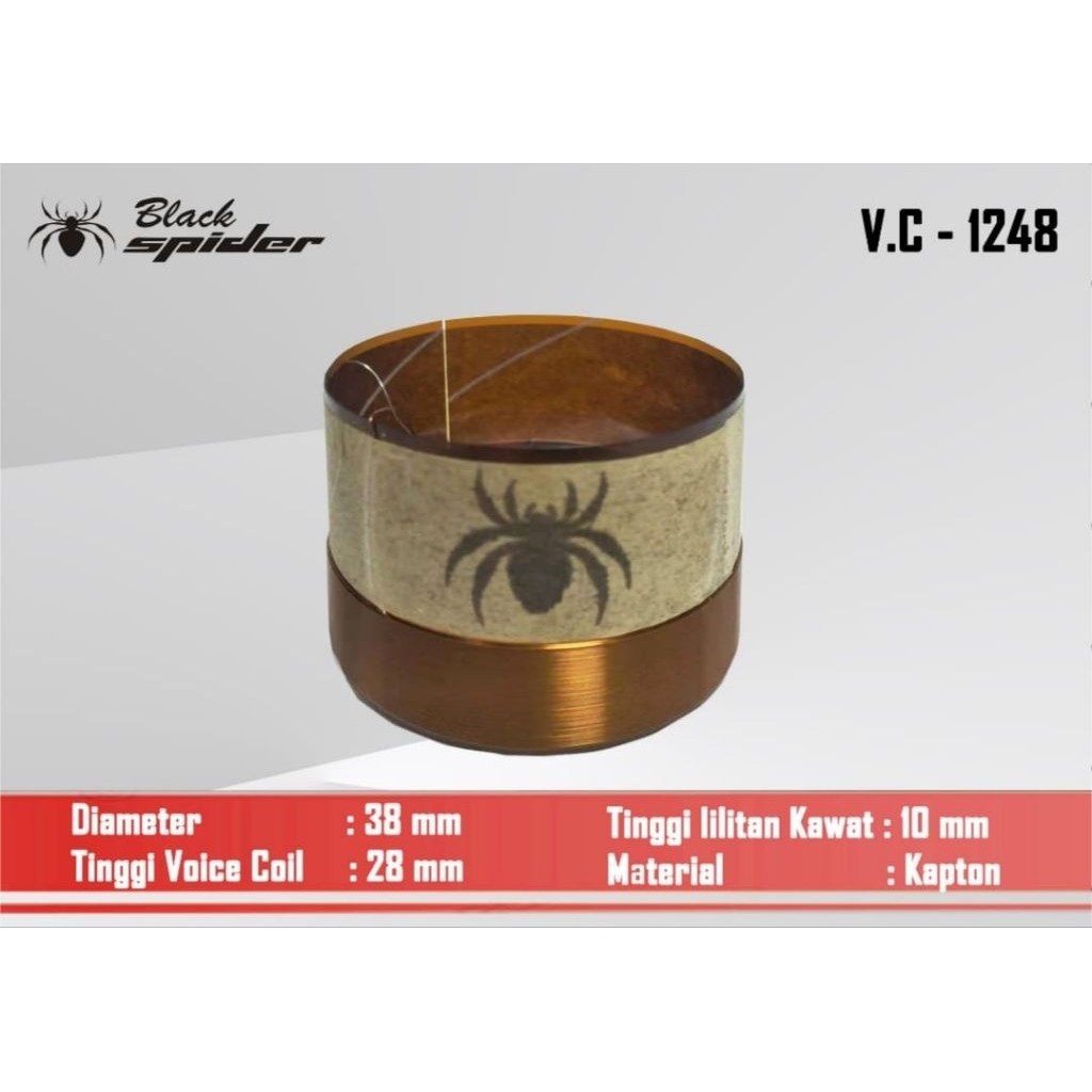 SPOL/ Voice Coil 1248 Original Black Spider