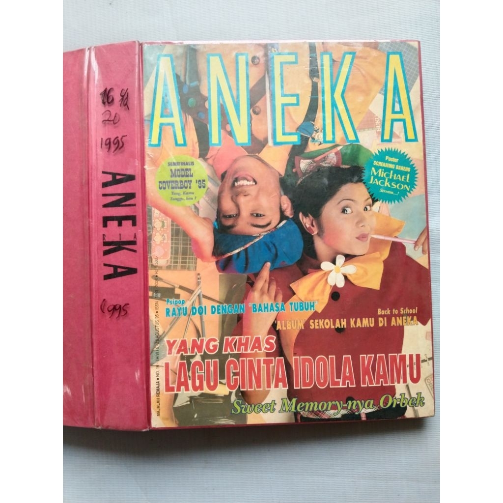Majalah Fashion Majalah Bundel ANEKA Ria edisi tahun 1995 no.16-20