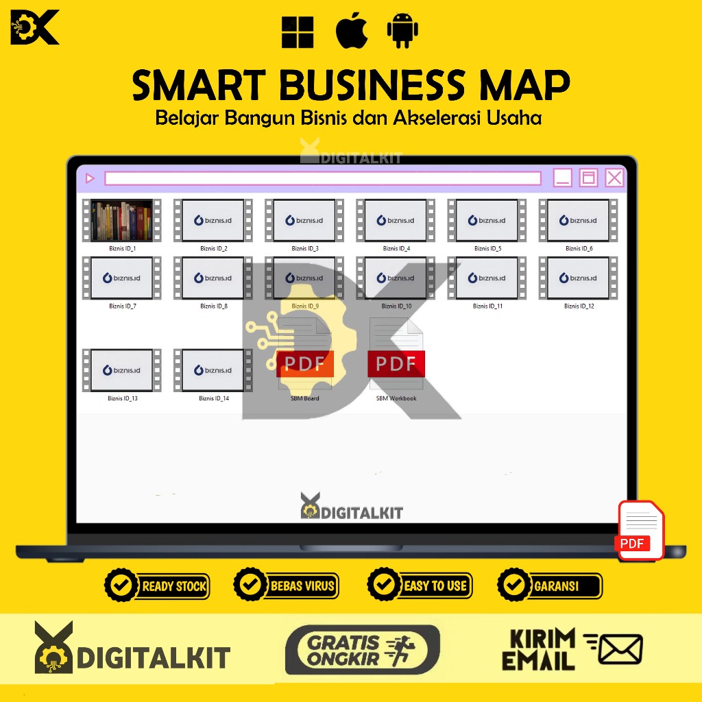 [T0093] SMART BUSINESS MAP BELAJAR BANGUN BISNIS & AKSELERASI USAHA