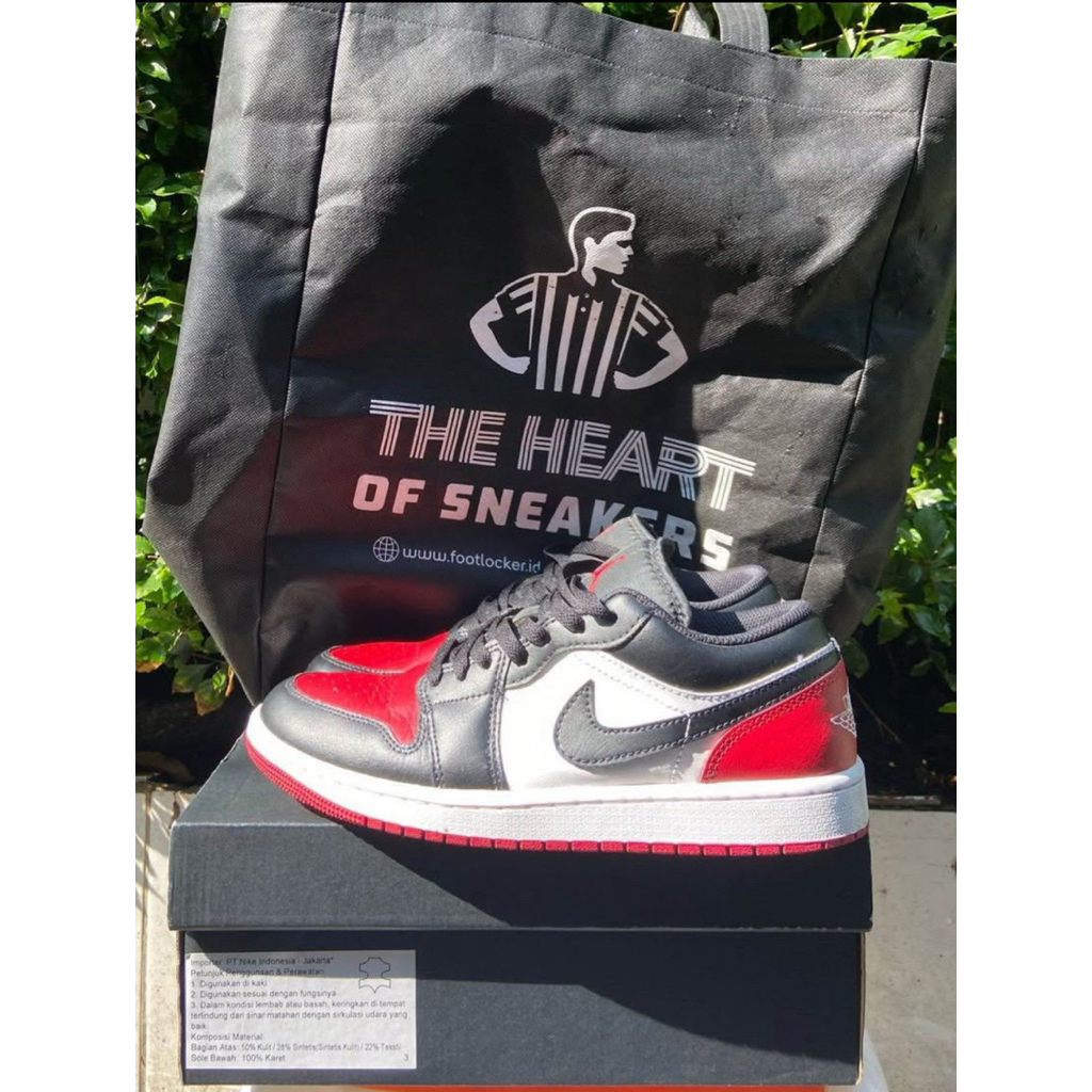 Air Jordan 1 Low bred toe